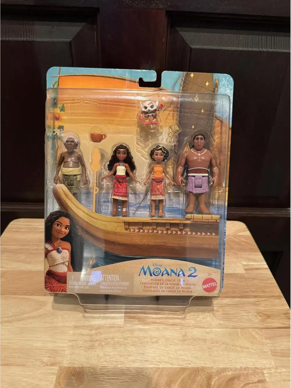 Disney Moana 2 Moana's Canoe Crew Playset